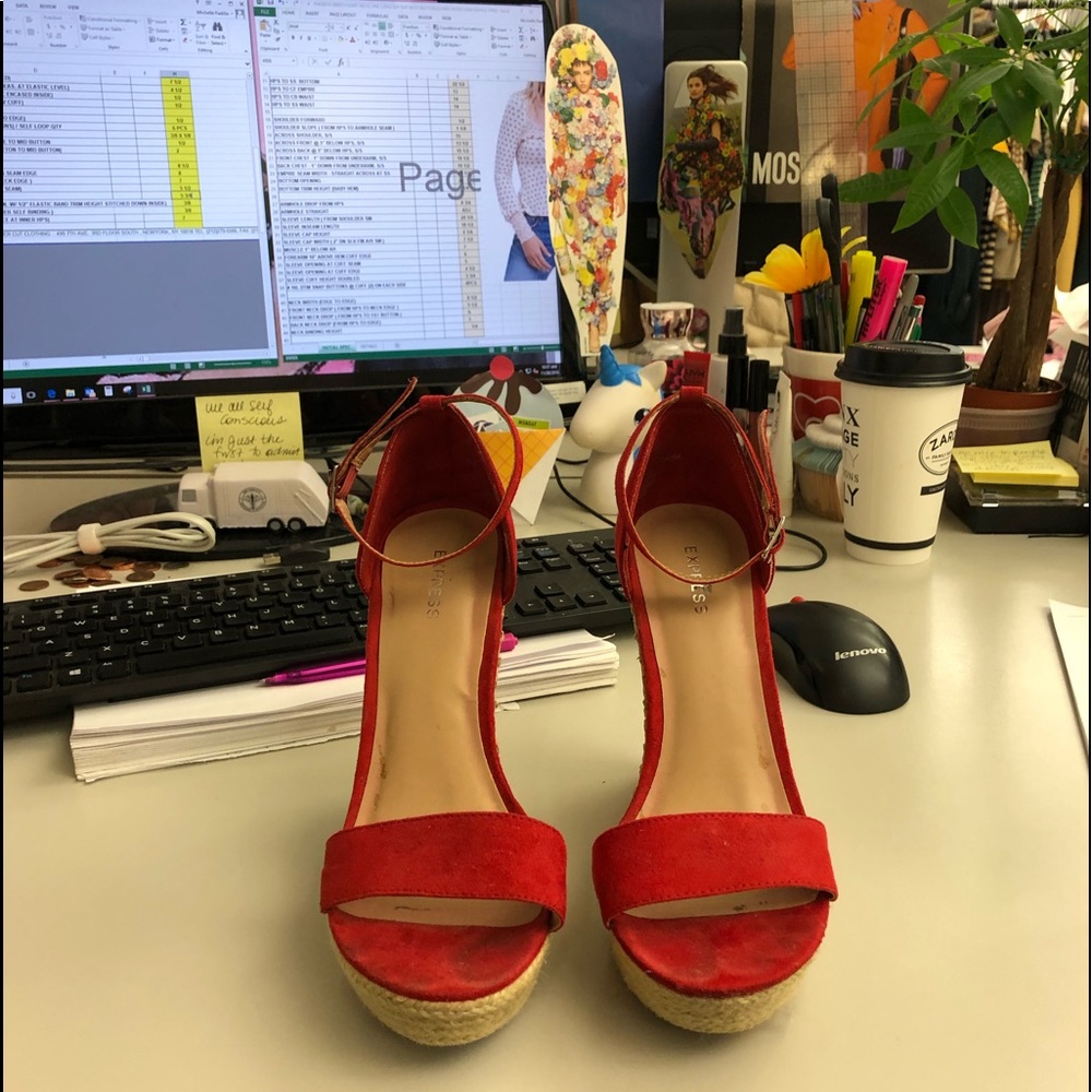 ❤️ Red espadrilles sandals 🔥